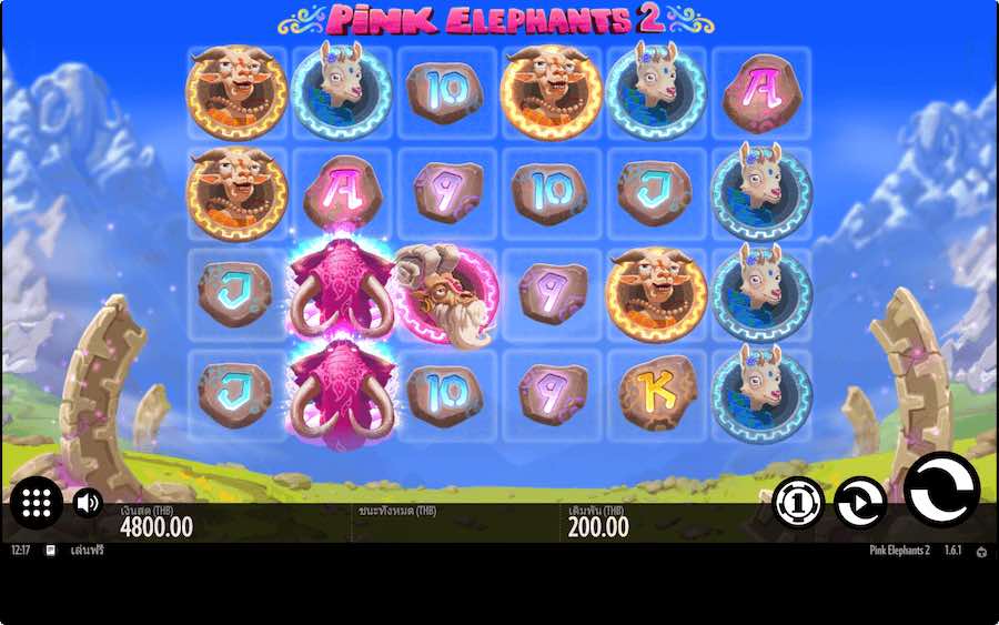 PINK ELEPHANTS 2 SLOT ธีม, การจ่ายเงิน & สัญลักษณ์ต่างๆ